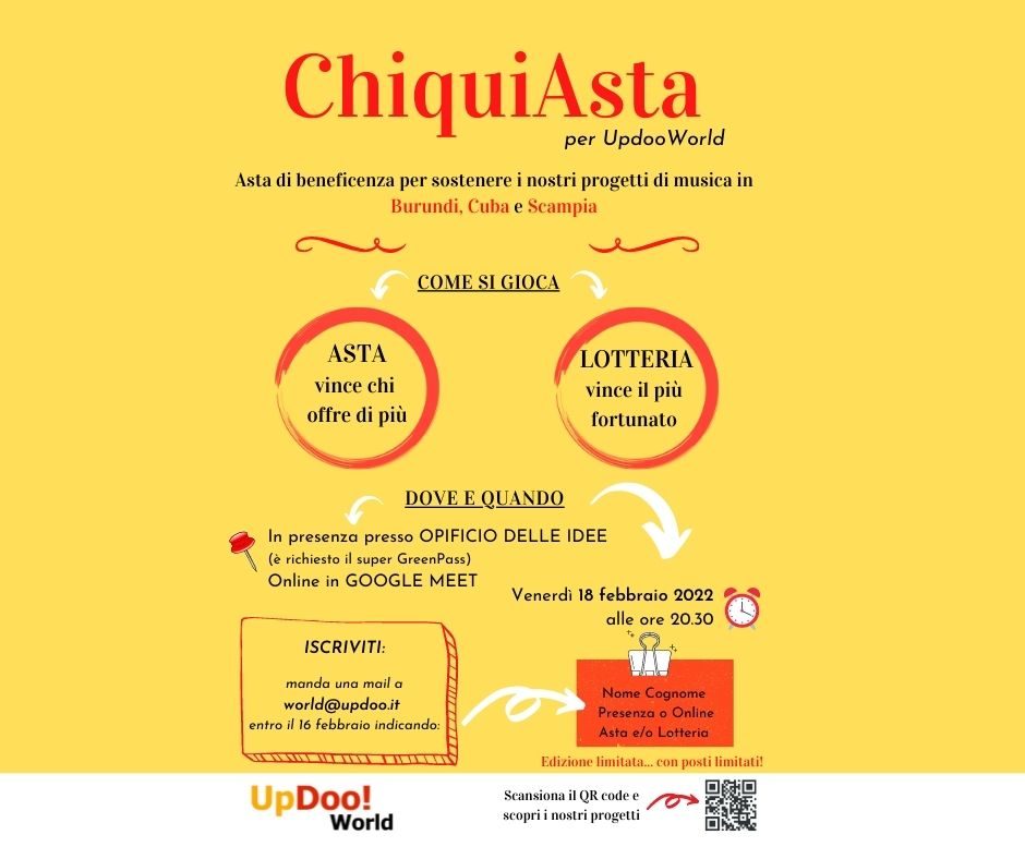 The ChiquiAsta 2022 poster